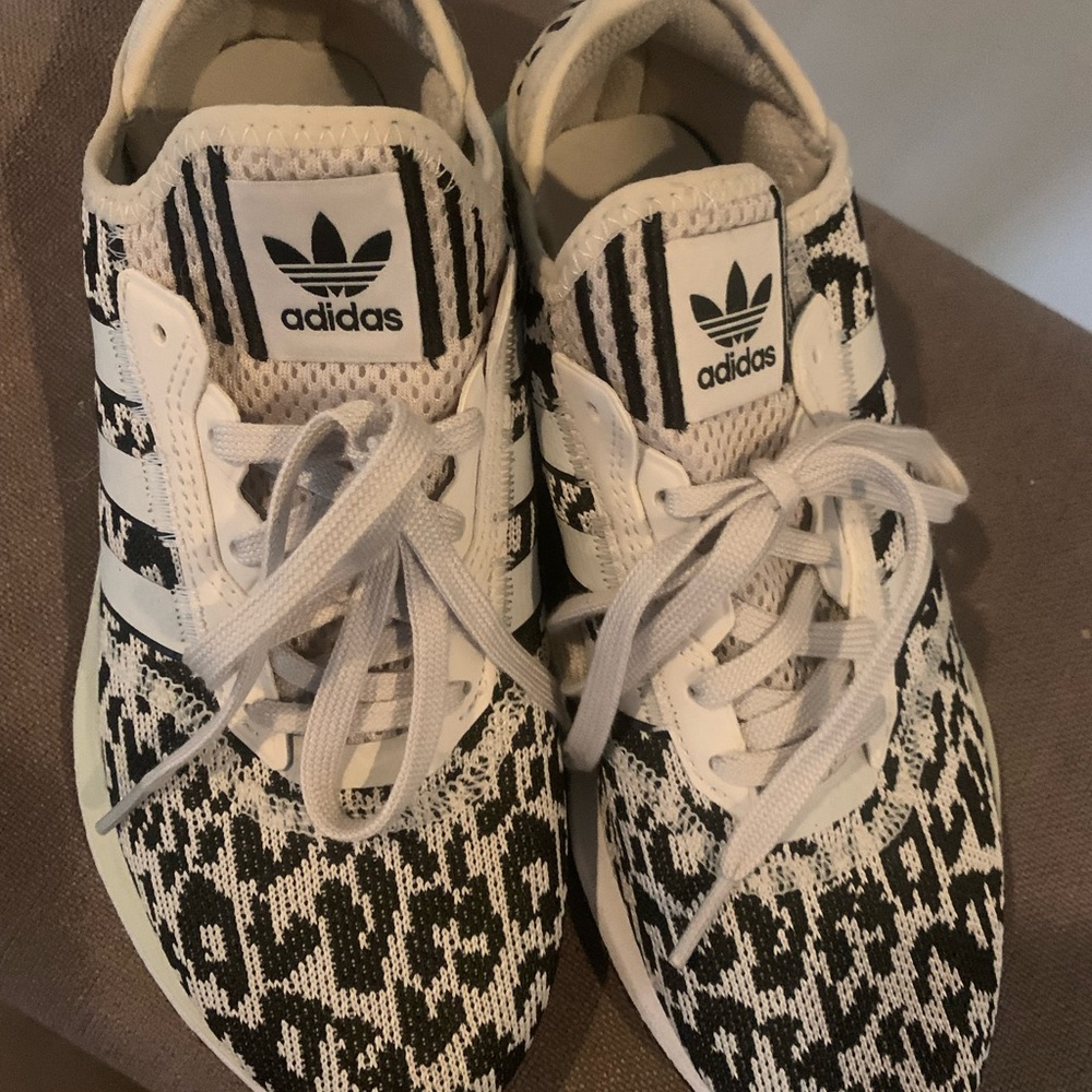 Adidas. Leopard. Never worn. Great condition.